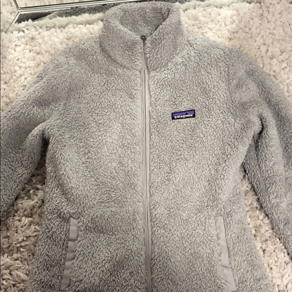 fluffy grey patagonia